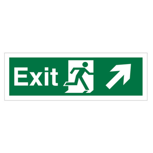 Exit (Up / Right Arrow) Sign (40094V)
